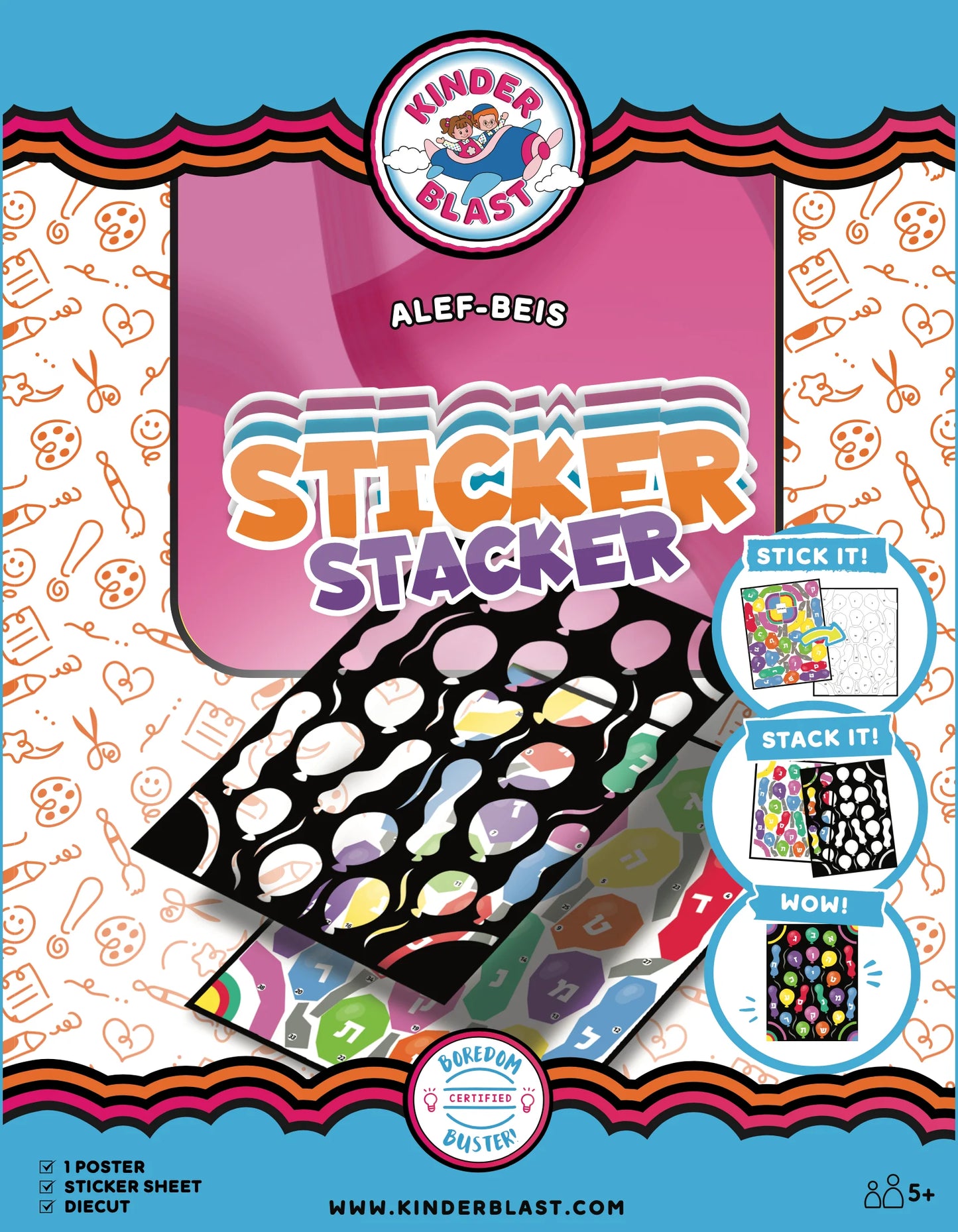 Sticker Stacker - Alef-Beis