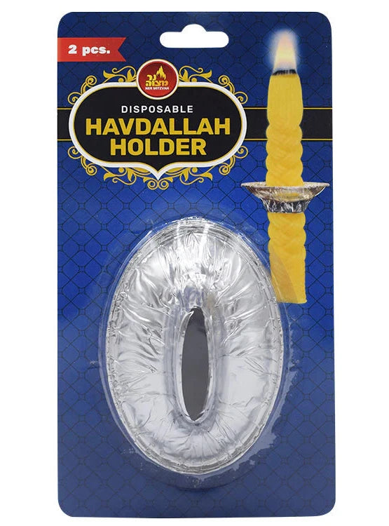 Disposable Havdalah Candle Holders - 2 Pieces