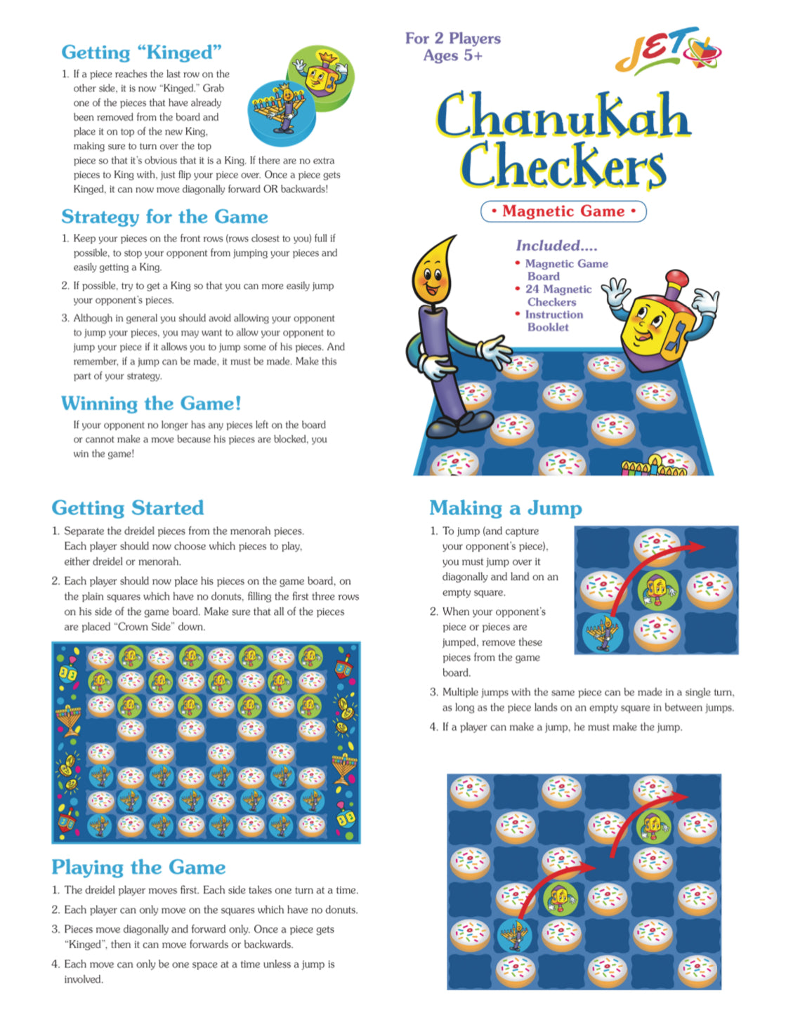 Chanukah Checkers