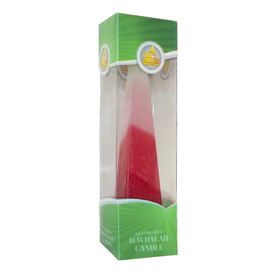 Decorated Pyramid-Shaped Havdalah Candle