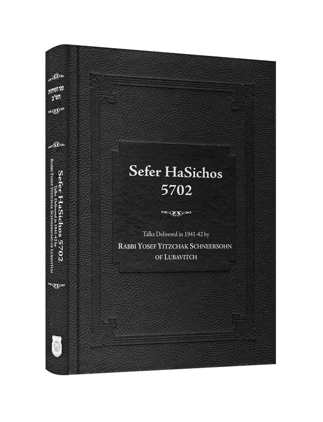 Sefer Hasichos 5702 - Talks Delivered in 1941-42 by Rabbi Yosef Yitzchak Schneersohn of Lubavitch