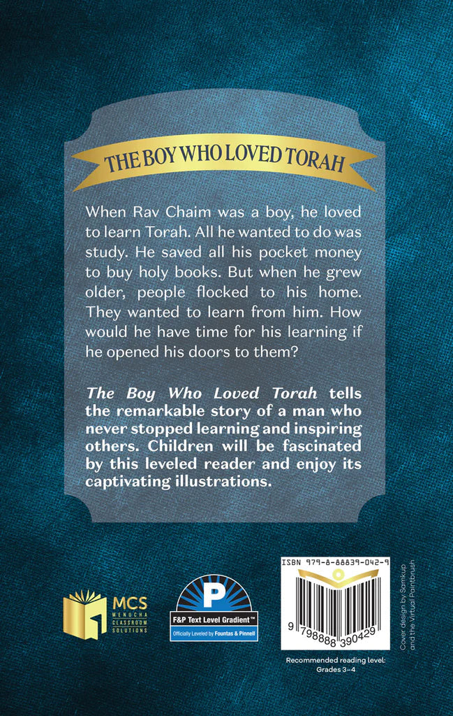 The Boy Who Loved Torah - The Story of Rav Chaim Kanievsky