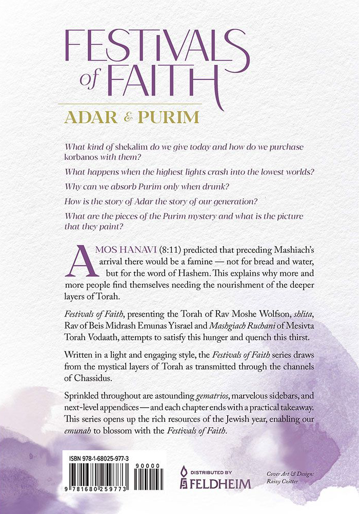 Festivals of Faith - Adar and Purim