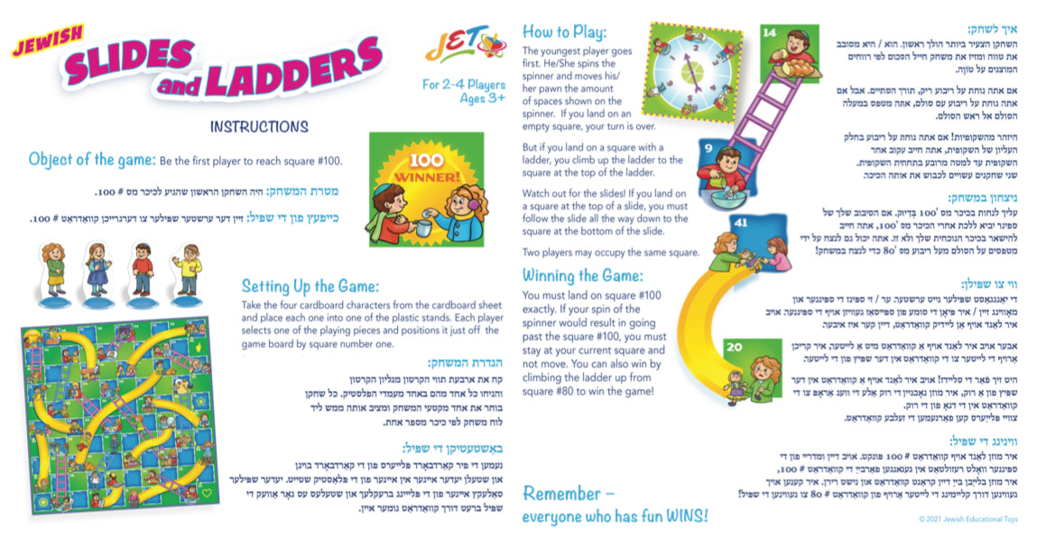 Jewish Slides and Ladders