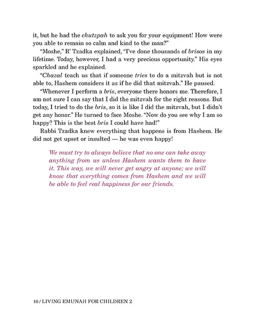 Living Emunah for Children - 2