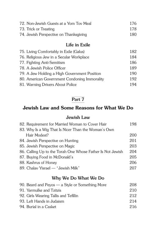 Ask the Rabbi - 1