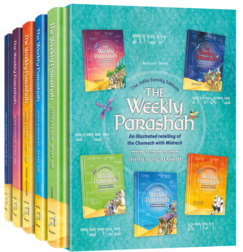 The Weekly Parashah - Jaffa Family Edition - 5 Vol. Slipcase Set