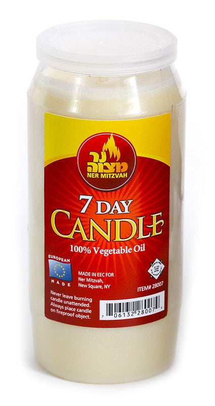 7-Day Memorial Candle in Plastic Cup