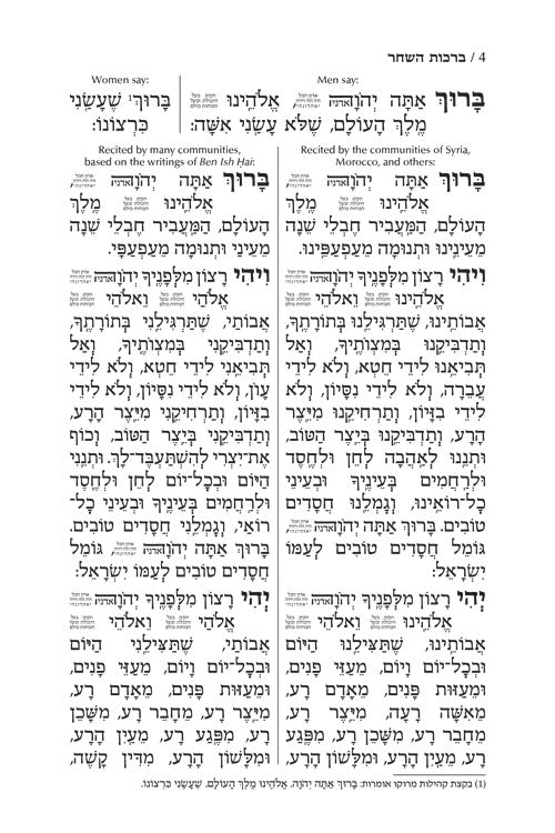 Siddur Tefillah LeDavid with English Instructions - With Tehillim - Sefardic/Edot HaMizrach - Full Size