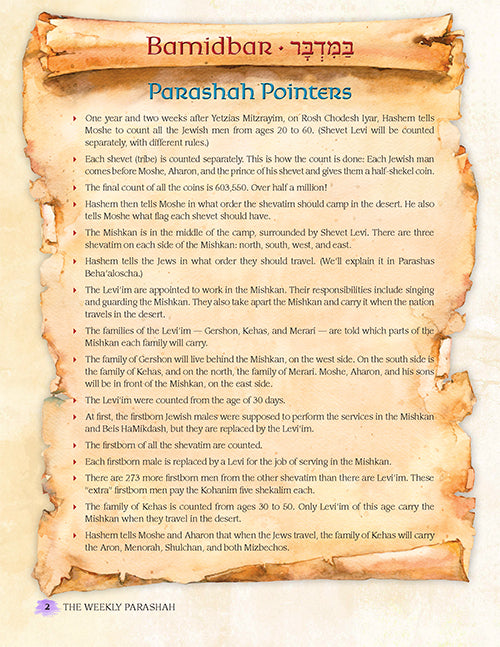 The Weekly Parashah - Jaffa Family Edition - Bamidbar