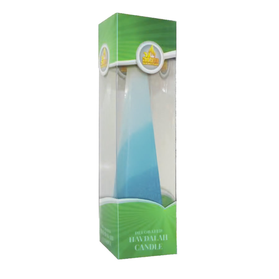 Decorated Pyramid-Shaped Havdalah Candle