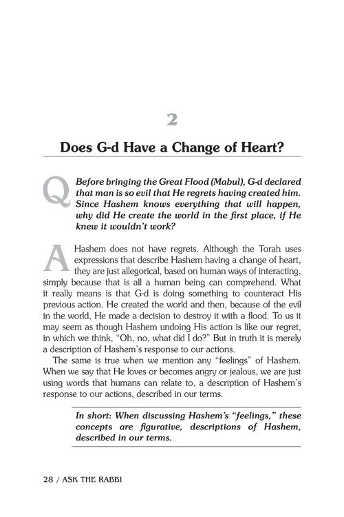 Ask the Rabbi - 1