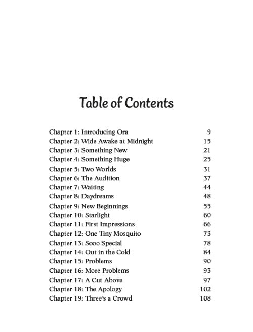 The Starlight Sisters - Volume 1 - Ora's Story: Second Fiddle