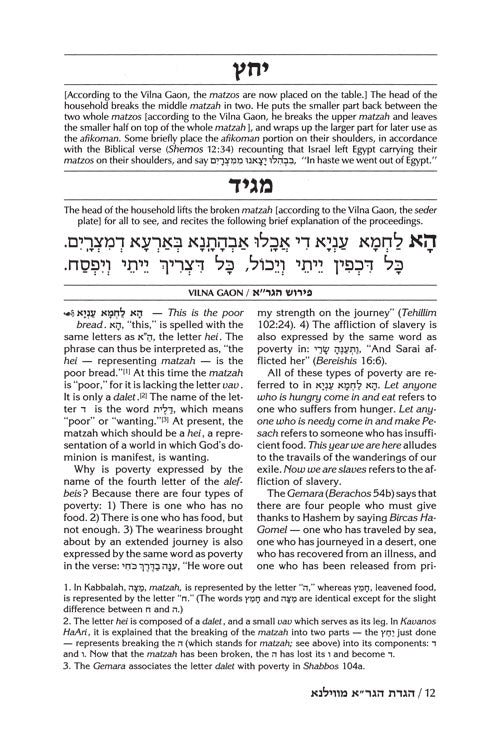 The Vilna Gaon Haggadah