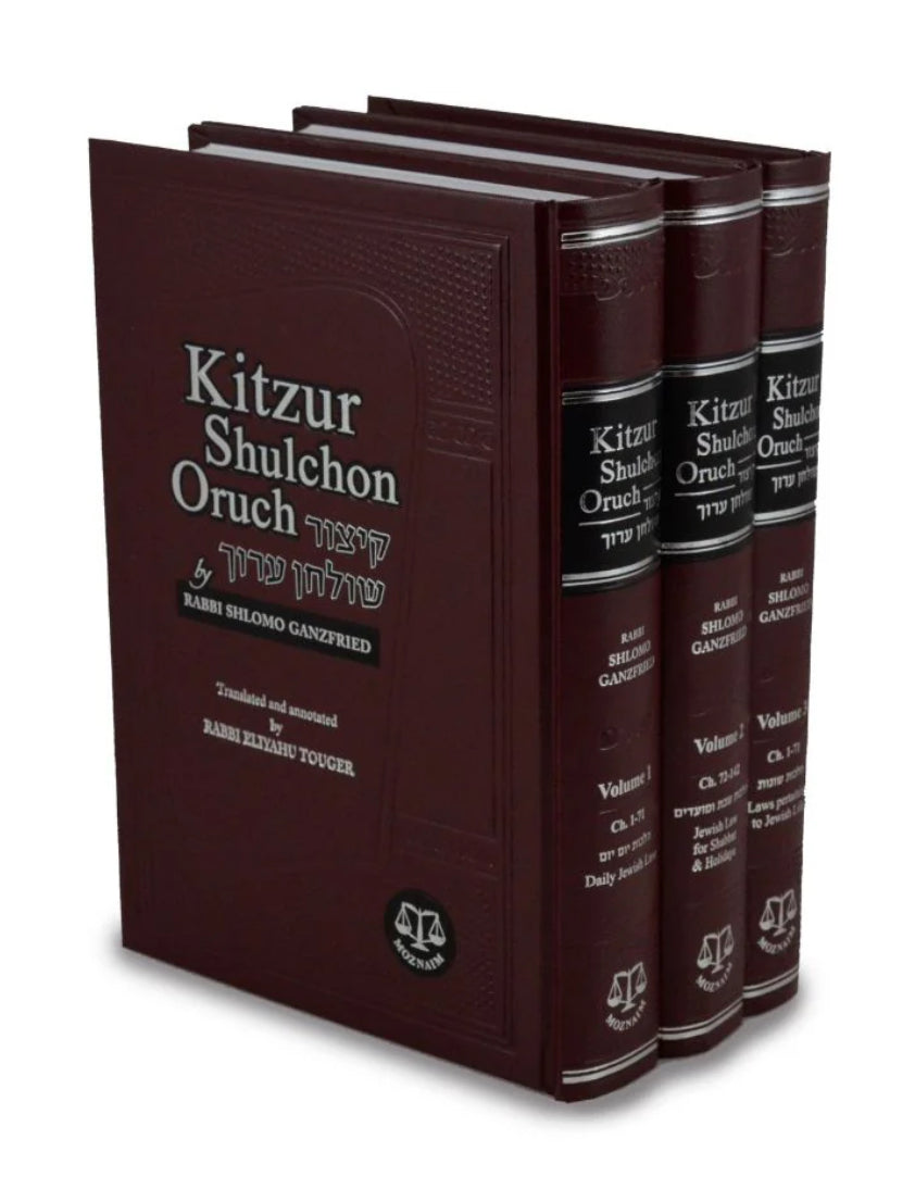 Kitzur Shulchon Oruch with English Translation - 3 Volume Set