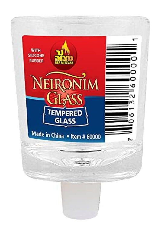 Neironim Glass Candle Holder with Silicone Rubber Holder
