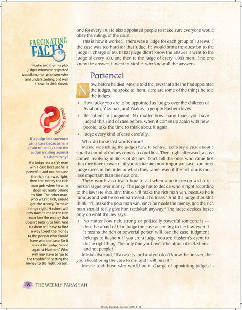 The Weekly Parashah - Jaffa Family Edition - Devarim