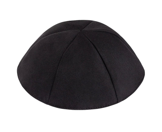 Keter Black Terylene 6-Part Yarmulke