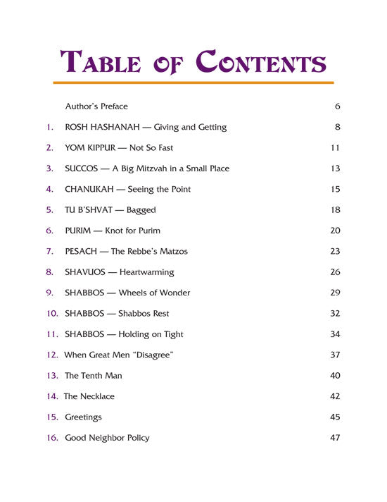 Maggid Stories for Children - Holidays and Around the Year