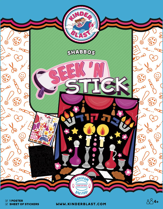 Seek 'N Stick - Shabbos