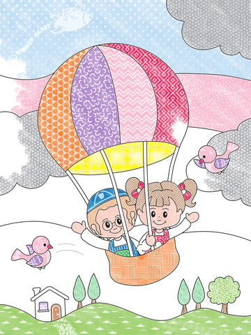 Magic Coloring Book - Playtime