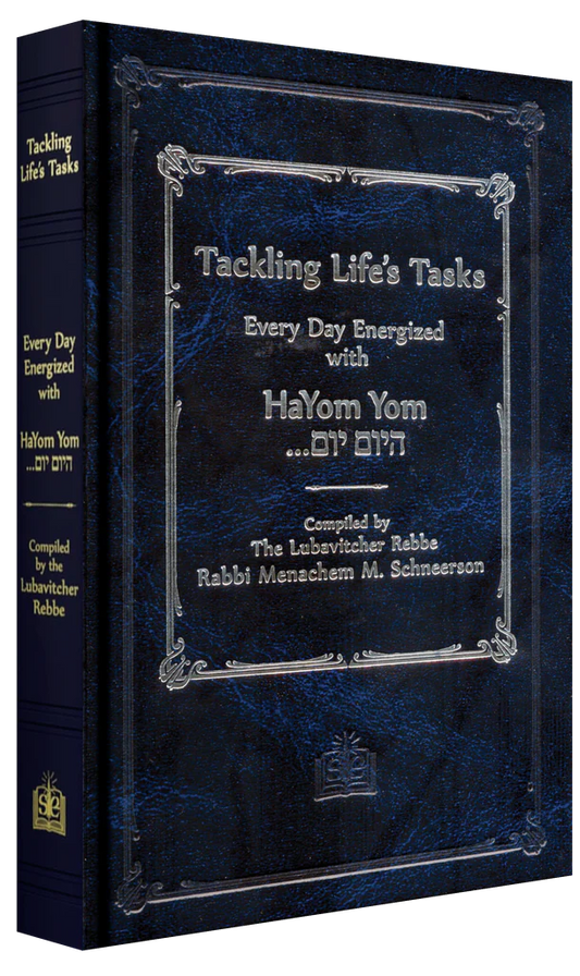 Tackling Life's Tasks: Every Day Energized with Hayom Yom (Large Size)