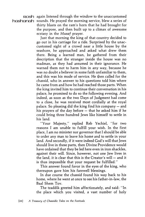 A Treasury of Chassidic Tales - Festivals
