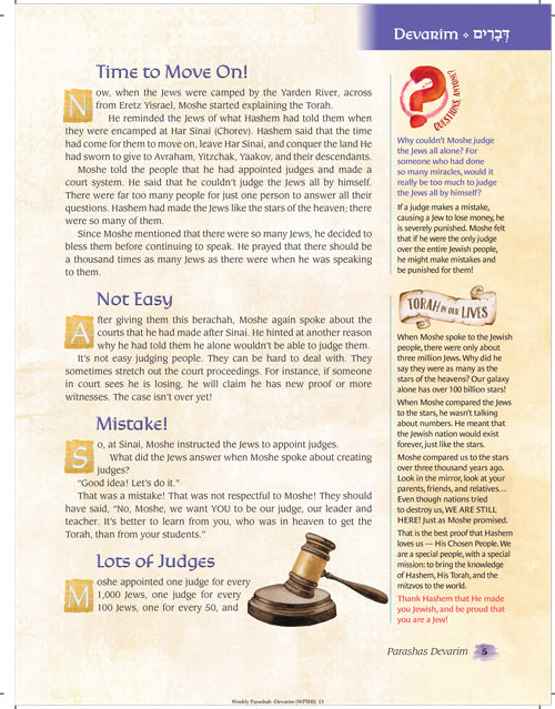 The Weekly Parashah - Jaffa Family Edition - Devarim