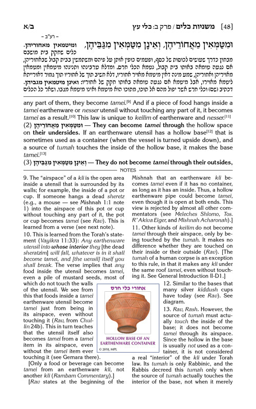 The Mishnah Elucidated - Schottenstein Edition - Volume 17: Seder Tohoros; Part 1; Tractate: Keilim (1) Chapters 1-16