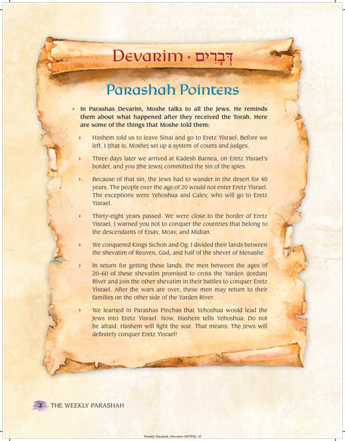 The Weekly Parashah - Jaffa Family Edition - Devarim