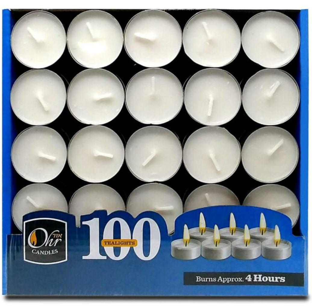 Ohr Tealight Candles - 4 Hour - 100 Pack