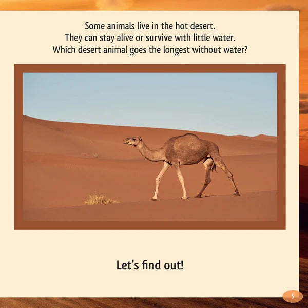 And the Winner Is...Who Goes the Longest Without Water in the Desert?