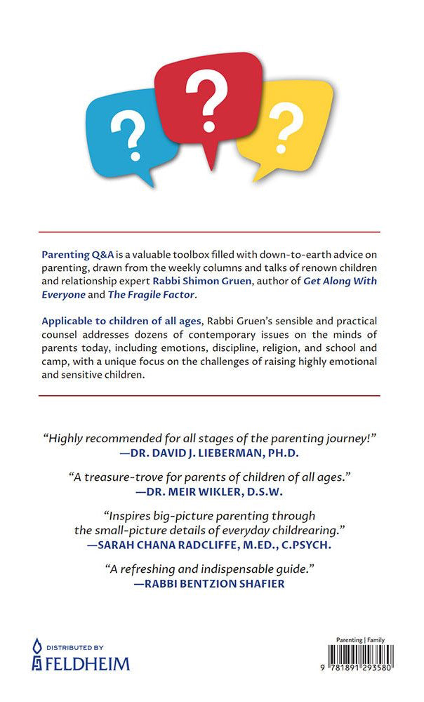Parenting Q&A with Rabbi Shimon Gruen