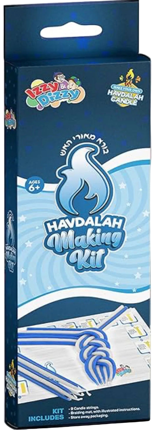 Make Your Own Havdalah Candle Kit - Blue and White