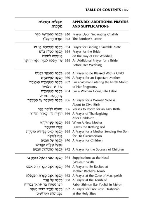Ohel Sarah Women's Siddur - Sefarad - White - Compact Size