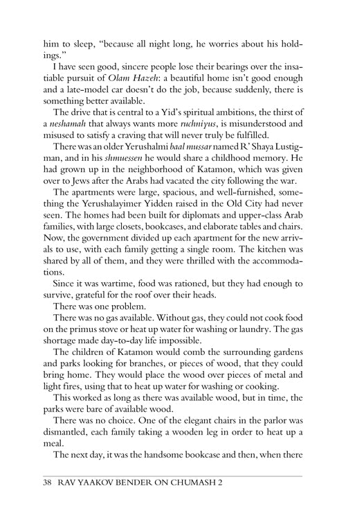 Rav Yaakov Bender on Chumash - Volume 2