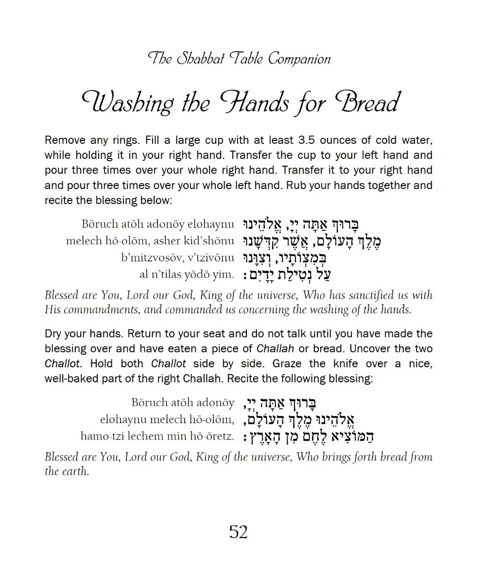 The Complete Shabbat Table Companion