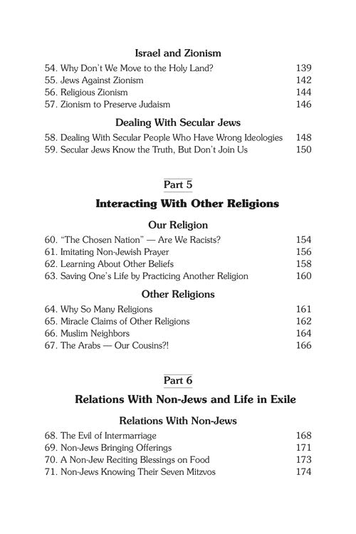 Ask the Rabbi - 1