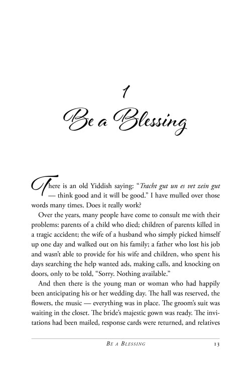 Be a Blessing