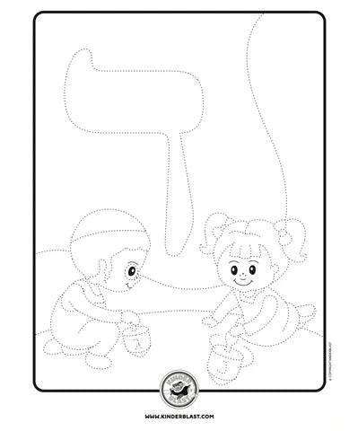 Trace and Color Book - Alef Beis