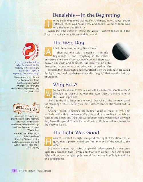 The Weekly Parashah - Jaffa Family Edition - Bereshis