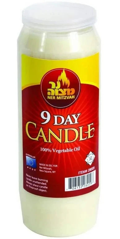 9-Day Memorial Candle in Plastic Cup