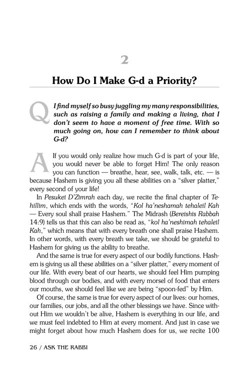Ask the Rabbi - 2
