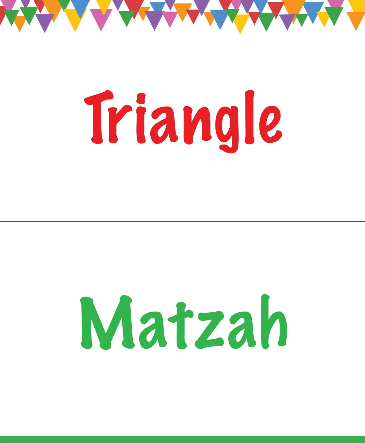 Match 'Em Up! - 4 - Mitzvah Shapes!