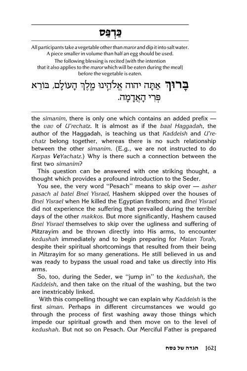 Haggadah: Touched by the Seder