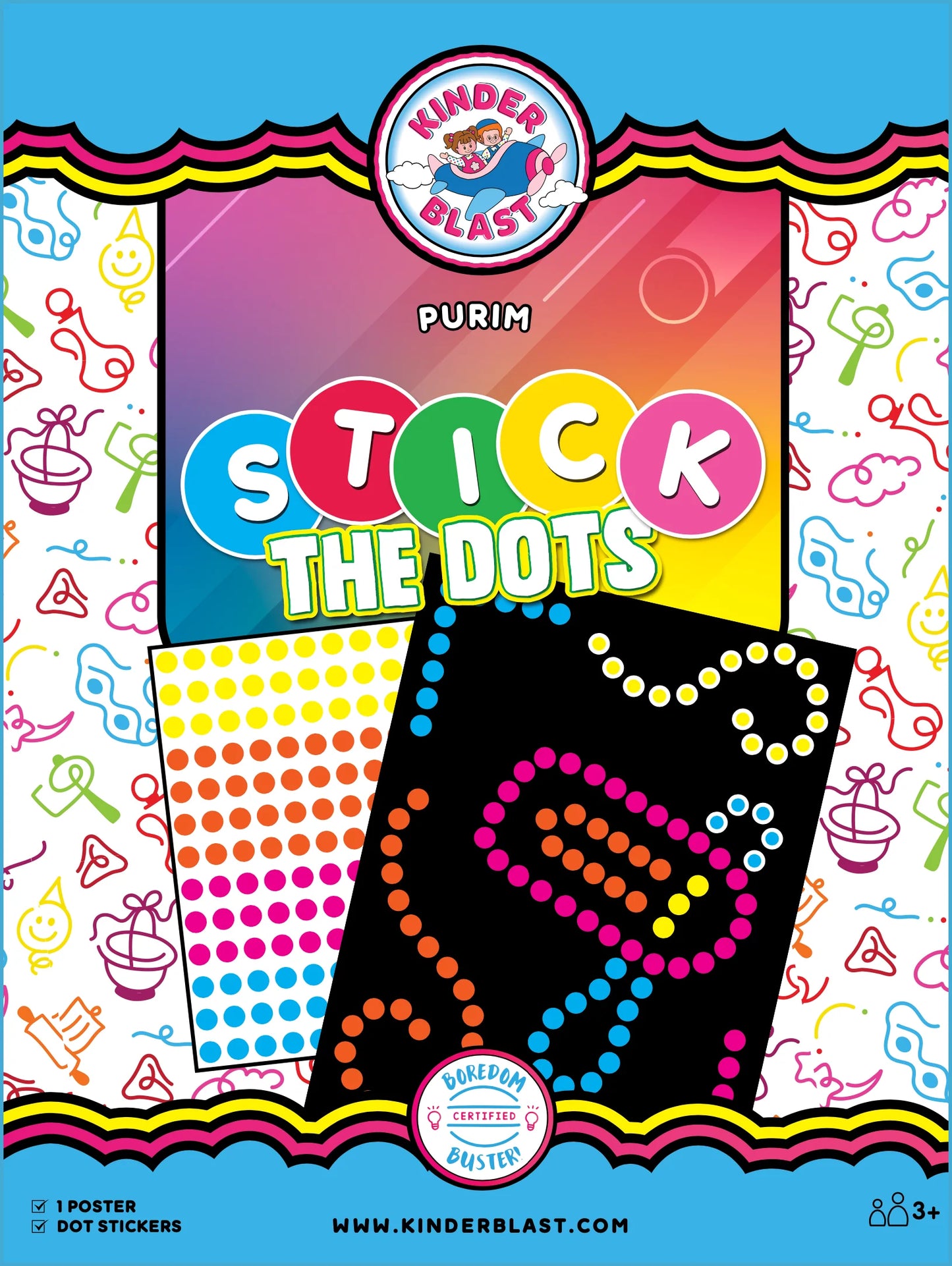 Stick the Dots - Purim