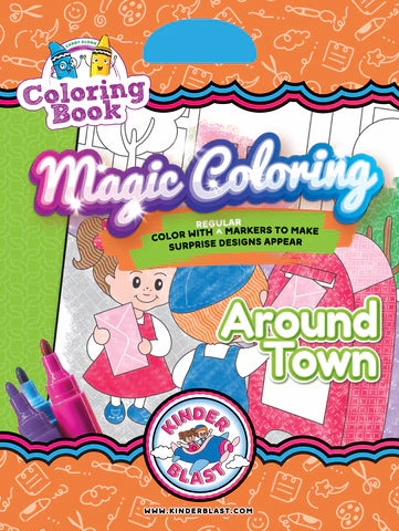 Magic Coloring Book - Around Town