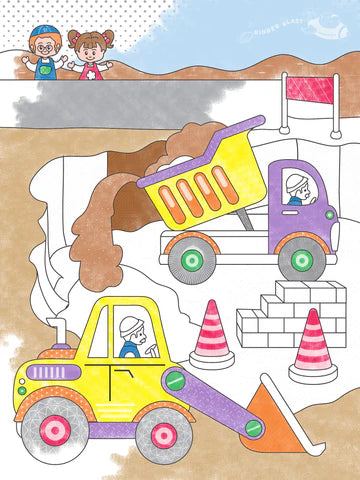 Magic Coloring Book - Around Town