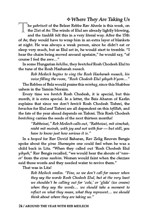 Around the Year with Reb Meilech