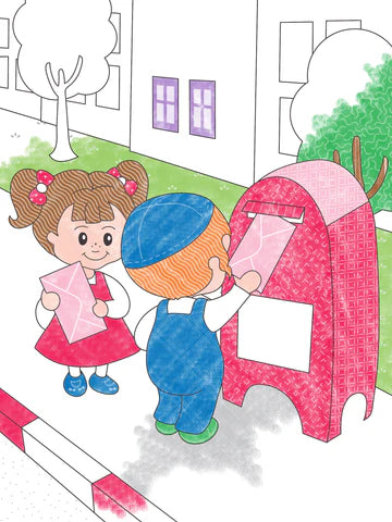 Magic Coloring Book - Around Town